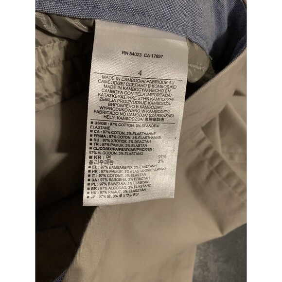 BANANA REPUBLIC Factory Womens Size 4 Stretch Pants Ryan Fit Crop Trouser NWT - Picture 4 of 6